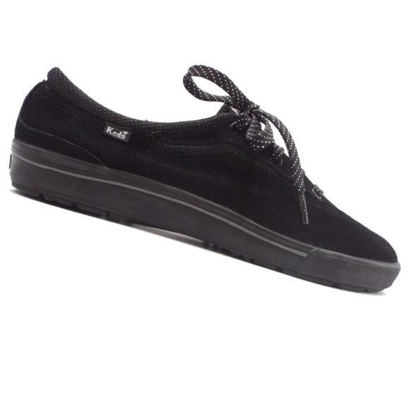 Keds Shoes - Women's Black Champion Luxe Suede Size  9.5
